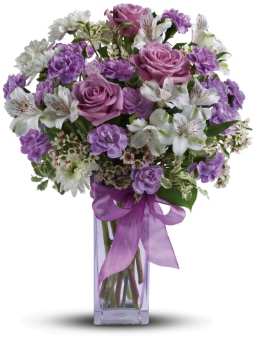 Teleflora\'s Lavender Laughter Bouquet
